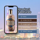 Product Features Porcelain Shanghai Dry Gin